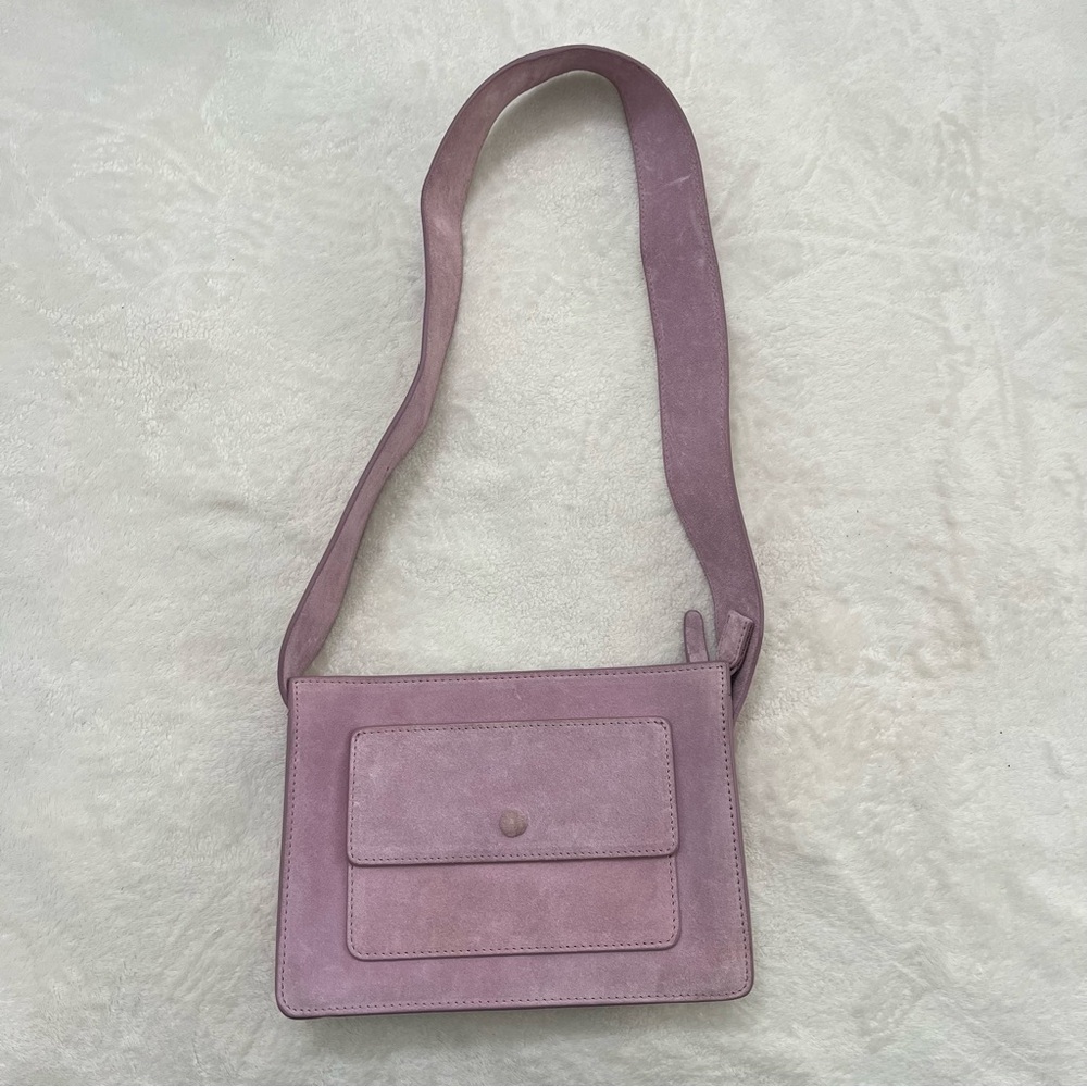 Urban Outfitters UO Lavender Light Purple Suede Shoulder Bag